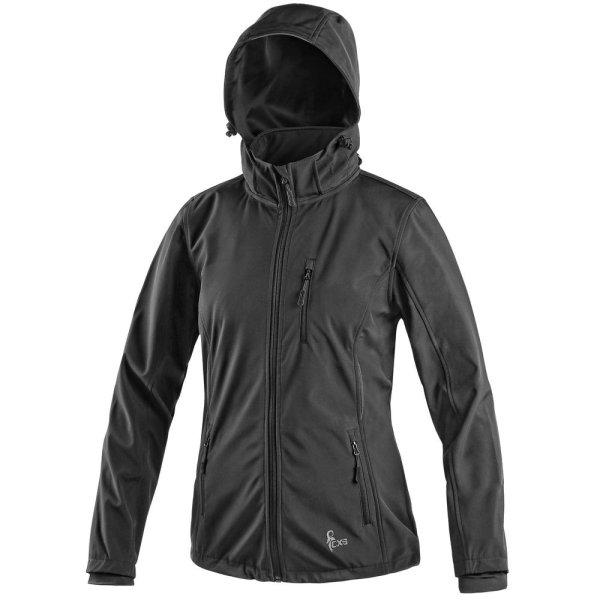 Canis (CXS) Női softshell kabát DIGBY - Fekete / fekete | S