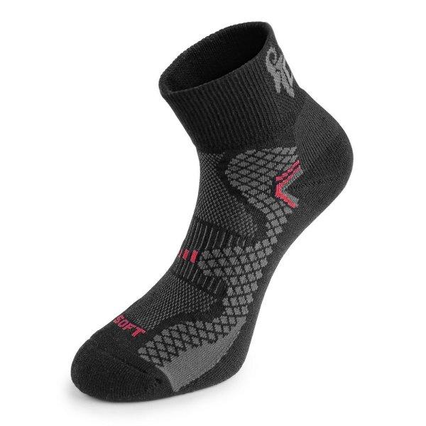 Canis (CXS) Funkcionális zokni SOFT - Fekete / piros | 39