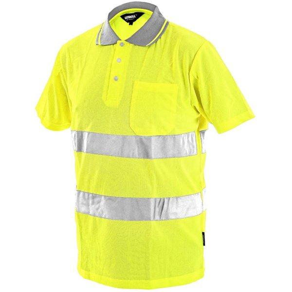Canis (CXS) Fényvisszaverő galléros ing DOVER - Sárga | XXXL