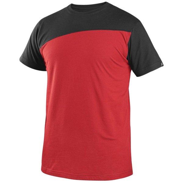 Canis (CXS) Férfi póló CXS OLSEN - Piros / fekete | XL