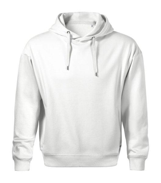 MALFINI Férfi kapucnis pulóver Moon - Fehér | XXXL