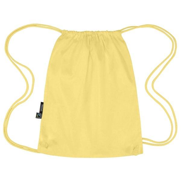 Neutral Tornazsák húzózsinórral organikus Fairtrade biopamutból - Dusty
yellow