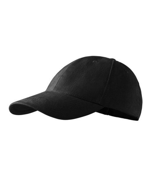 MALFINI 6P siltes sapka - Fekete | unisex