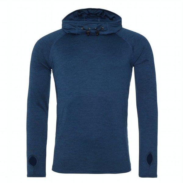 Just Cool Férfi kapucnis pulóver magas gallérral Cool - Sötétkék
melírozott | XL