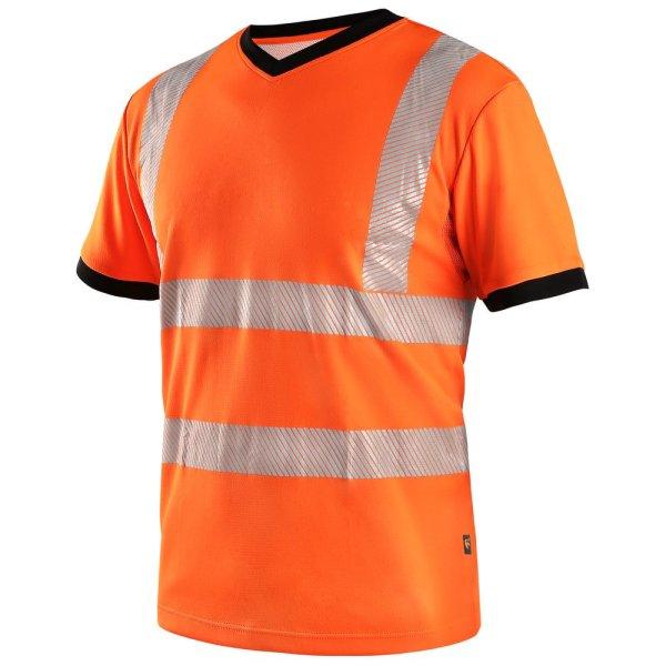 Canis (CXS) Fényvisszaverő póló CXS RIPON - Narancssárga / fekete | XL