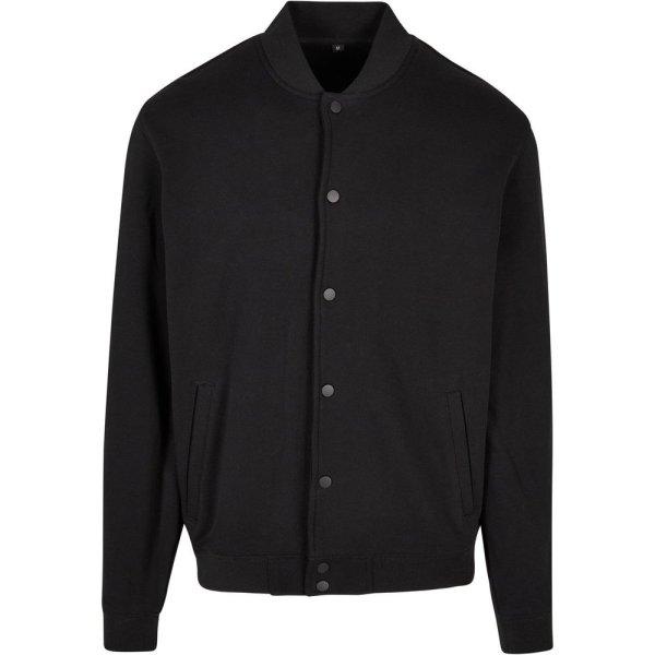 Build Your Brand Férfi Heavy Tonal College pulóver - Fekete | XXL
