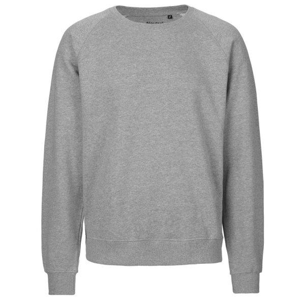 Neutral Pulóver organikus Fairtrade biopamutból - Sportos szürke | XXXL