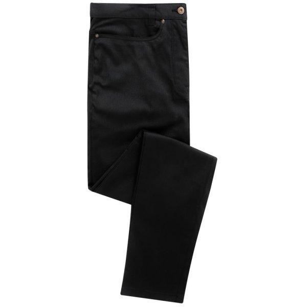 Premier Workwear Férfi nadrág Chino Performance - Fekete | 30/34