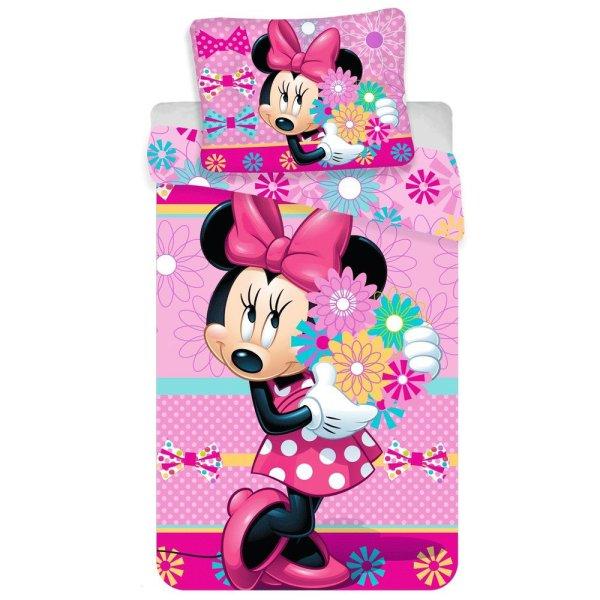 Jerry Fabrics Ágynemű Minnie mintával - Minnie - Bows and flowers | 140 x 200
cm / 70 x 90 cm