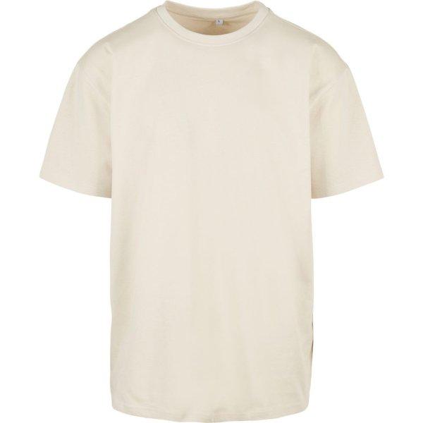 Build Your Brand Férfi póló Heavy Oversize Tee - Homokszínű | XXXL