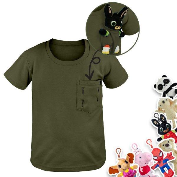 Bontis Póló játékzsebbel - Khaki | 104/110