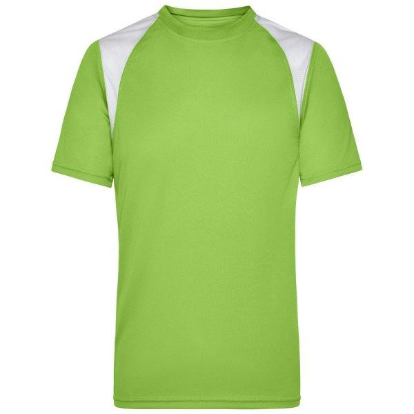 James & Nicholson (Daiber) Férfi rövid ujjú futó póló JN397 - Limezöld /
fehér | XXXL