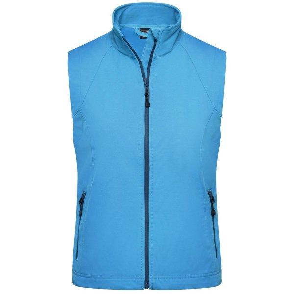 James & Nicholson (Daiber) Női softshell mellény JN1023 - Azúr | XXL