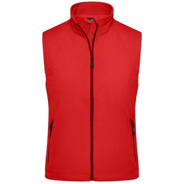 James & Nicholson (Daiber) Női softshell mellény JN1023 - Piros | XXL
