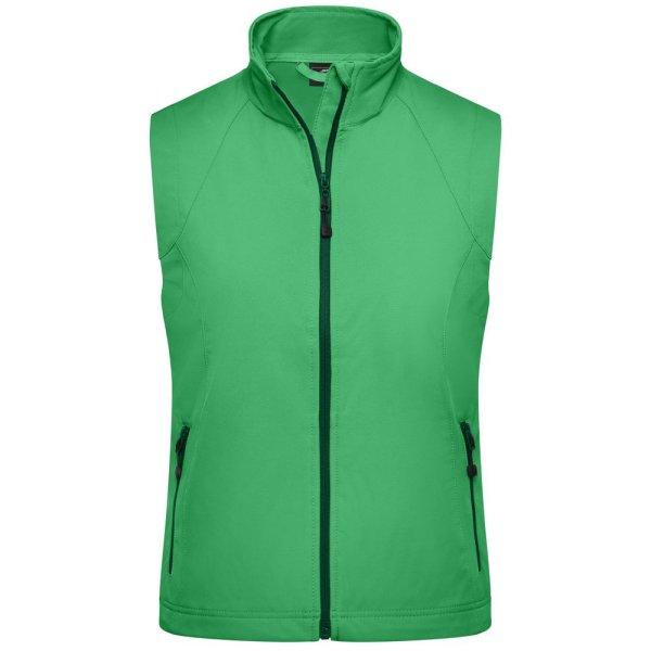 James & Nicholson (Daiber) Női softshell mellény JN1023 - Zöld | XXL