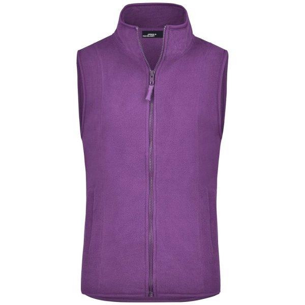 James & Nicholson (Daiber) Női fleece mellény JN048 - Lila | L