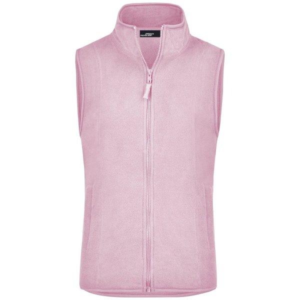 James & Nicholson (Daiber) Női fleece mellény JN048 - Világos rózsaszín | L