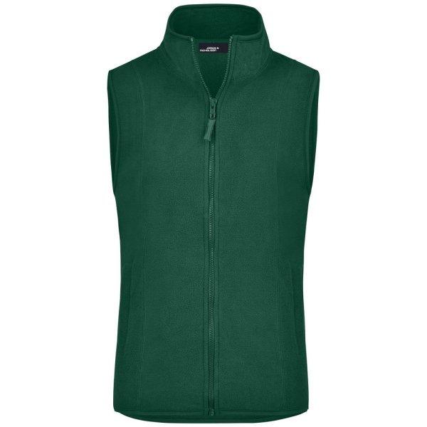 James & Nicholson (Daiber) Női fleece mellény JN048 - Sötétzöld | XL