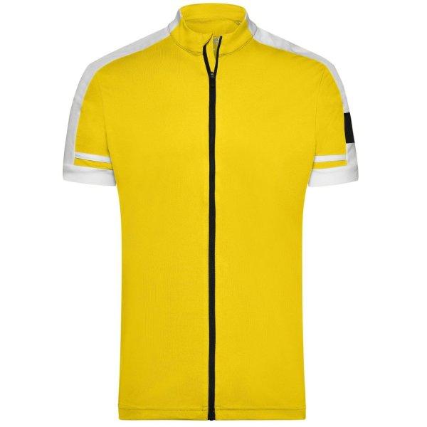 James & Nicholson (Daiber) Férfi kerékpáros póló JN454 - Napsárga | XXXL