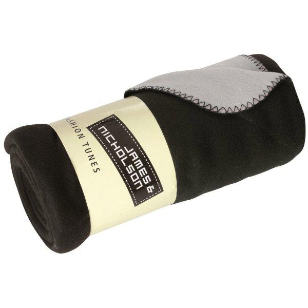 James & Nicholson (Daiber) Fleece pokróc 150x170 cm JN952 - Fekete / ezüst |
150 x 170 cm