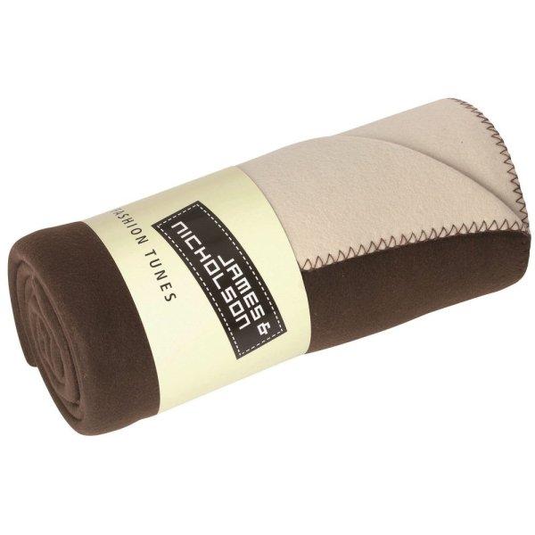 James & Nicholson (Daiber) Fleece pokróc 150x170 cm JN952 - Barna / tejfelszín
| 150 x 170 cm