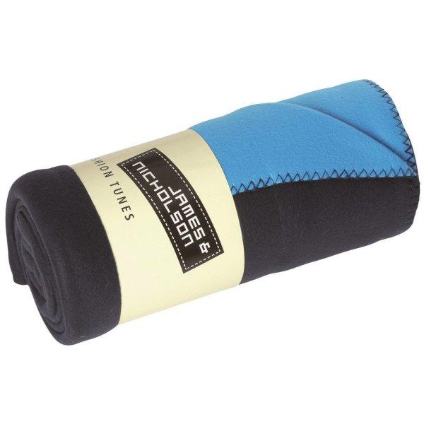 James & Nicholson (Daiber) Fleece pokróc 150x170 cm JN952 - Sötétkék / aqua
| 150 x 170 cm