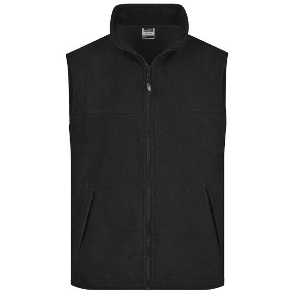 James & Nicholson (Daiber) Férfi fleece mellény JN045 - Fekete | XXL