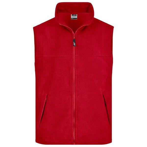 James & Nicholson (Daiber) Férfi fleece mellény JN045 - Piros | S