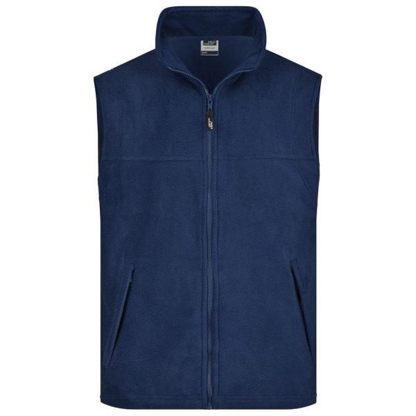 James & Nicholson (Daiber) Férfi fleece mellény JN045 - Sötétkék | XXL