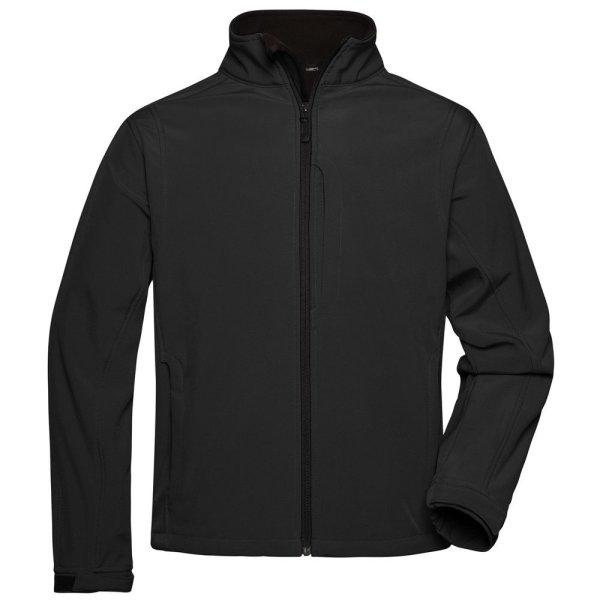 James & Nicholson (Daiber) Férfi softshell kabát JN135 - Fekete | XL