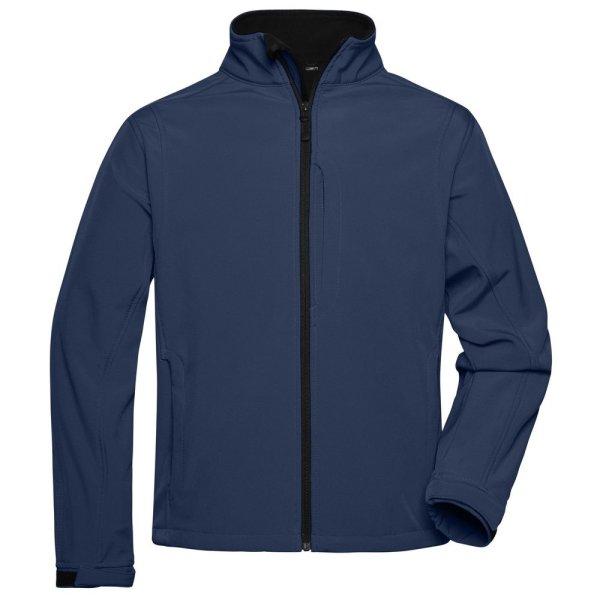 James & Nicholson (Daiber) Férfi softshell kabát JN135 - Sötétkék | M