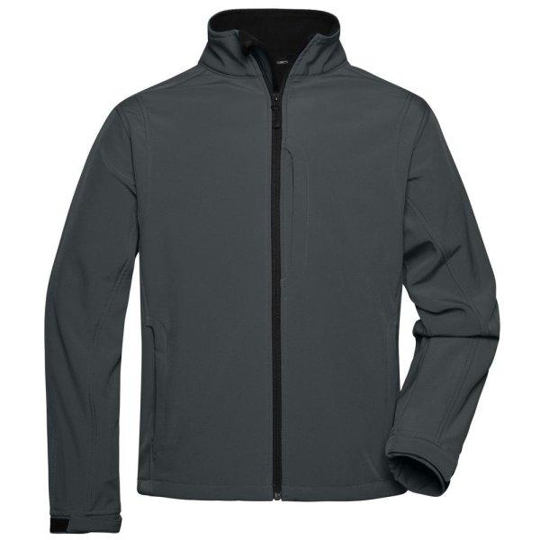 James & Nicholson (Daiber) Férfi softshell kabát JN135 - Sötétszürke | L