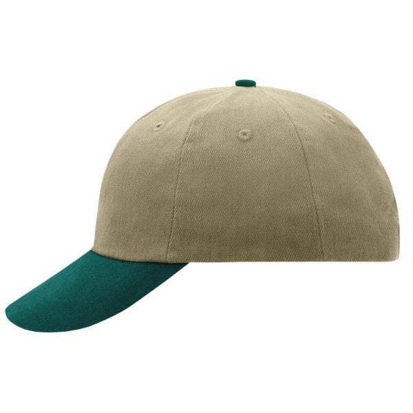 Myrtle Beach (Daiber) 6 paneles reklám sapka MB6111 - Bézs / sötétzöld |
unisex
