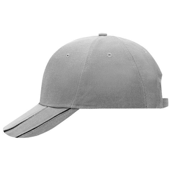 Myrtle Beach (Daiber) Kétszínű reklám sapka MB601 - Világosszürke / fekete
| unisex