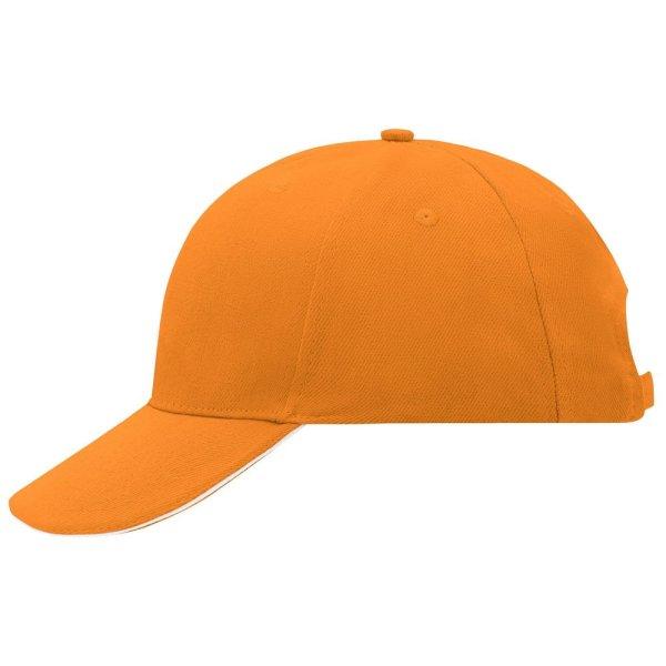 Myrtle Beach (Daiber) 6 paneles reklám sapka MB024 - Narancssárga / fehér |
unisex