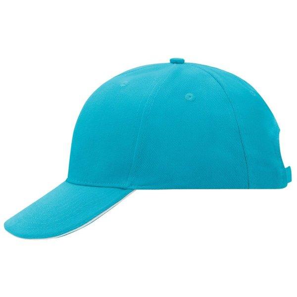 Myrtle Beach (Daiber) 6 paneles reklám sapka MB024 - Pacific / fehér | unisex