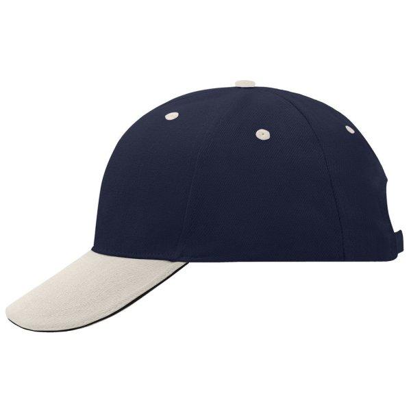Myrtle Beach (Daiber) 6 paneles reklám sapka MB024 - Sötétkék / bézs /
sötétkék | unisex