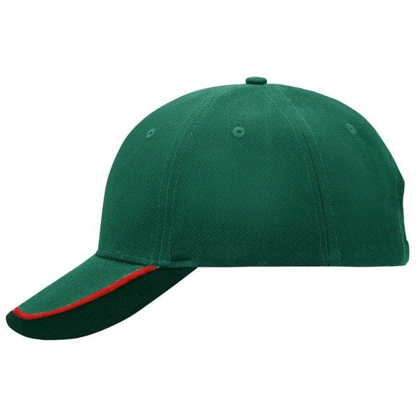 Myrtle Beach (Daiber) Reklám sapka MB049 - Sötétzöld / piros / sötétzöld
| unisex