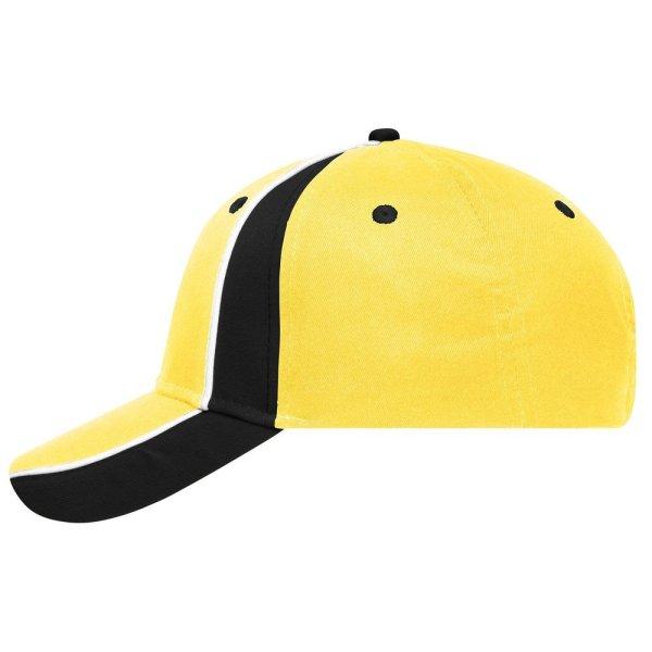 Myrtle Beach (Daiber) Reklám sapka MB135 - Sárga / fekete / fehér | unisex