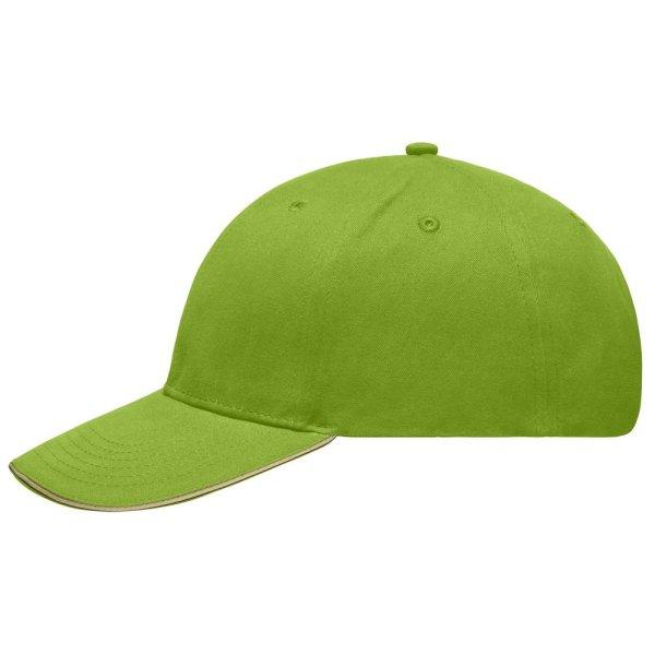 Myrtle Beach (Daiber) Reklám sapka MB6541 - Limezöld / bézs | unisex