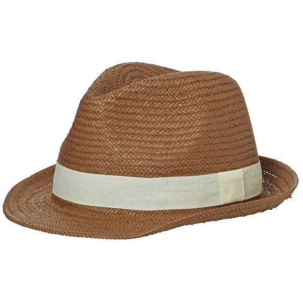 Myrtle Beach (Daiber) Nyári kalap MB6597 - Nugátbarna / off-white | S/M