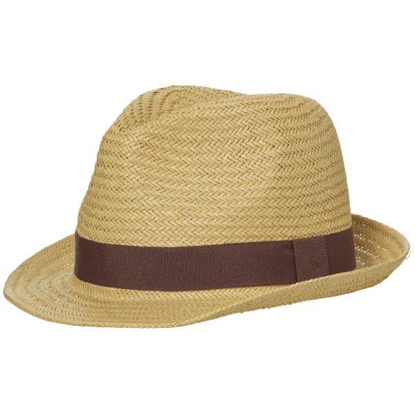 Myrtle Beach (Daiber) Nyári kalap MB6597 - Szalmasárga / barna | L/XL