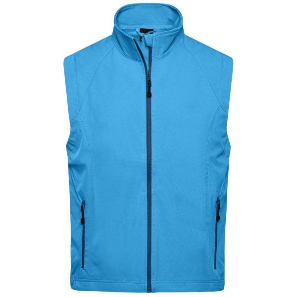 James & Nicholson (Daiber) Férfi softshell mellény JN1022 - Azúr | L