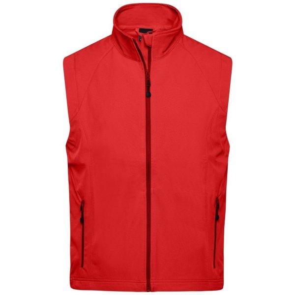 James & Nicholson (Daiber) Férfi softshell mellény JN1022 - Piros | M