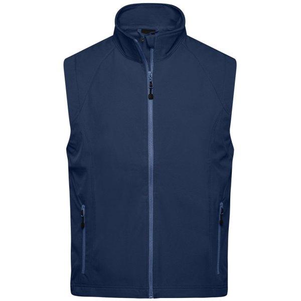 James & Nicholson (Daiber) Férfi softshell mellény JN1022 - Sötétkék | XL