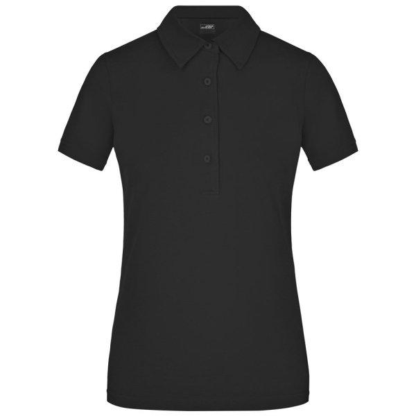 James & Nicholson (Daiber) Elegáns női galléros póló JN969 - Fekete | XL