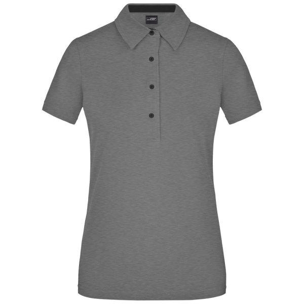James & Nicholson (Daiber) Elegáns női galléros póló JN969 -
Világosszürke melírozott / fekete | XL