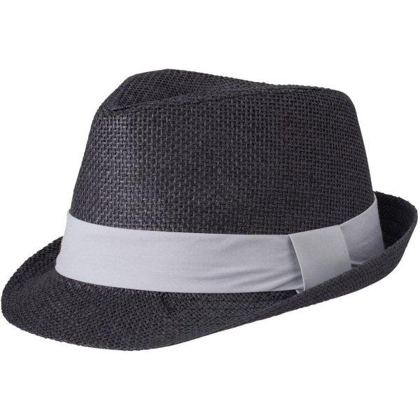 Myrtle Beach (Daiber) Nyári kalap MB6564 - Fekete / világosszürke | L/XL