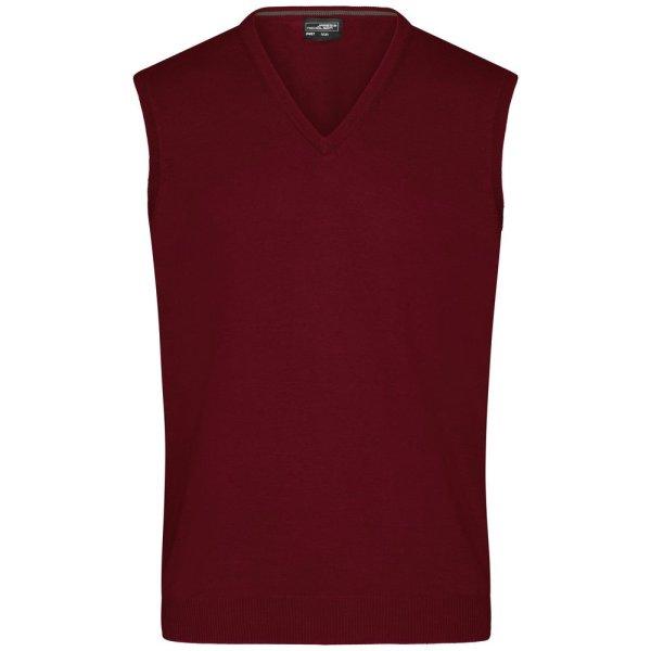 James & Nicholson (Daiber) Férfi ujjatlan felső JN657 - Bordeaux | S