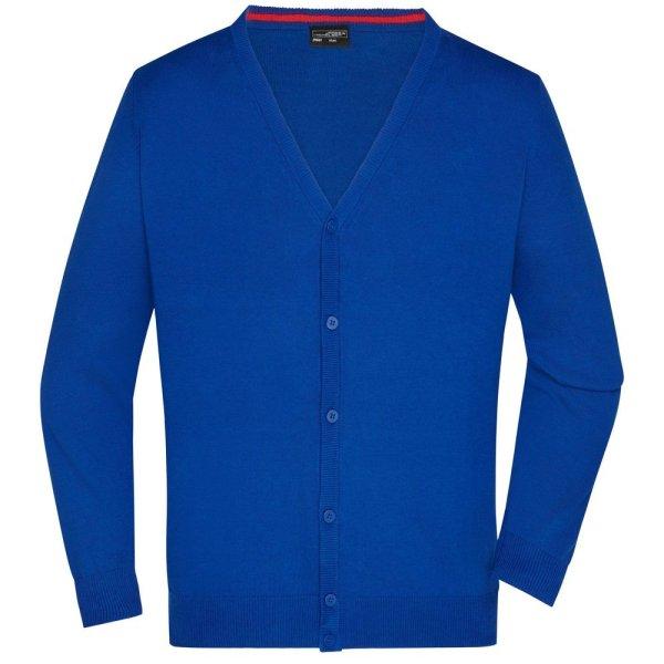 James & Nicholson (Daiber) Férfi pamut pulóver JN661 - Királykék | XL